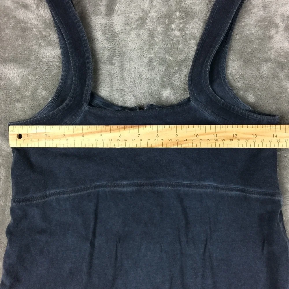 Annette Gortz Tank Top Womens Medium DYED Blue Casual Sports Workout Shirt - Picture 6 of 12